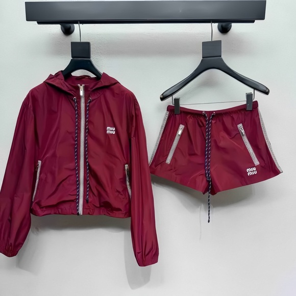 Miu Miu Jackets & Blazers - MIUMIU trench coat and shorts,